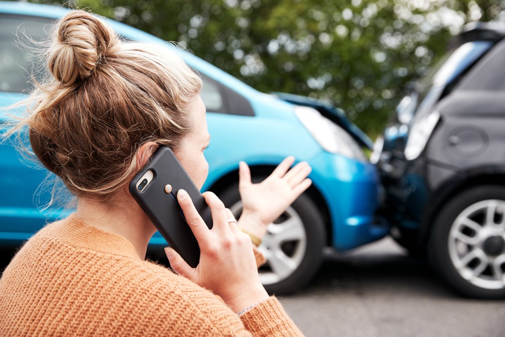 teen involved in a car accident